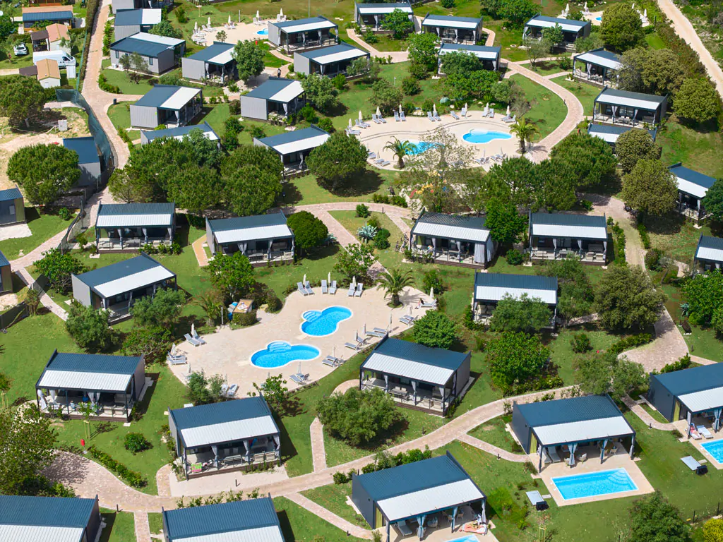 aminess-planet-camping-sirena-mobile-home-air-view
