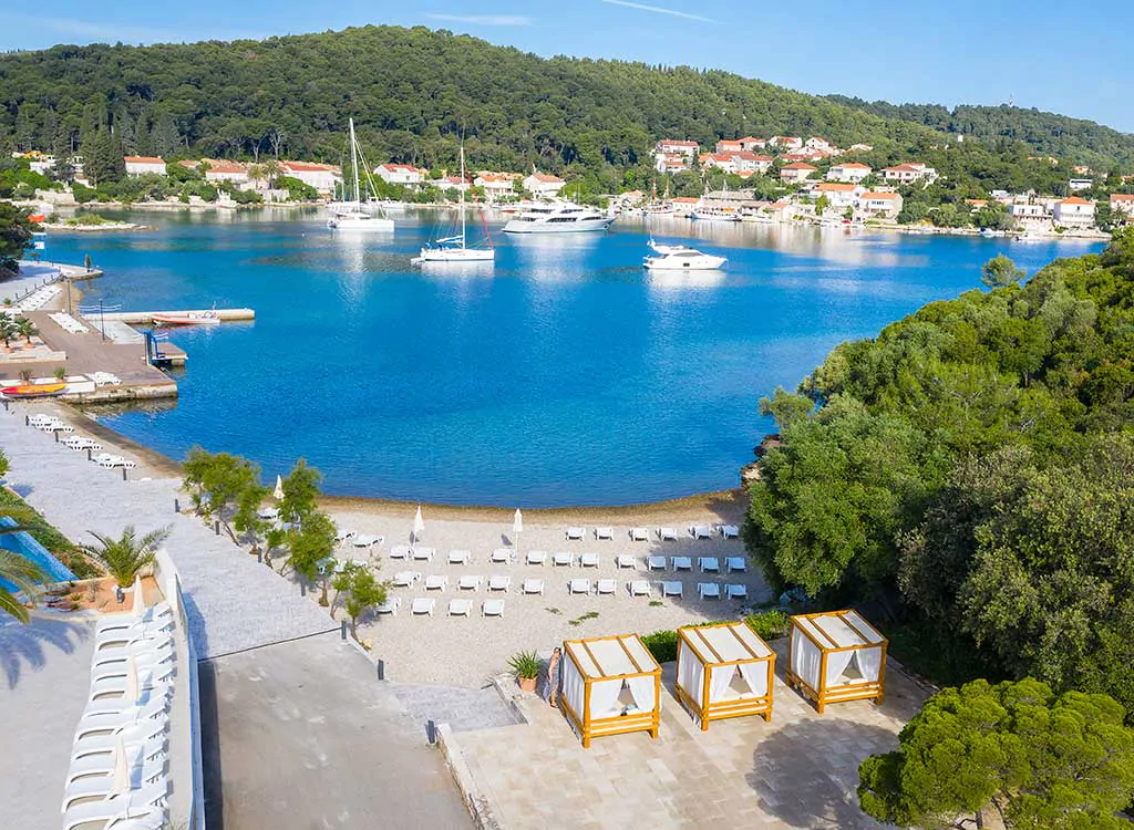 aminess-port9-resort-beach-air-view