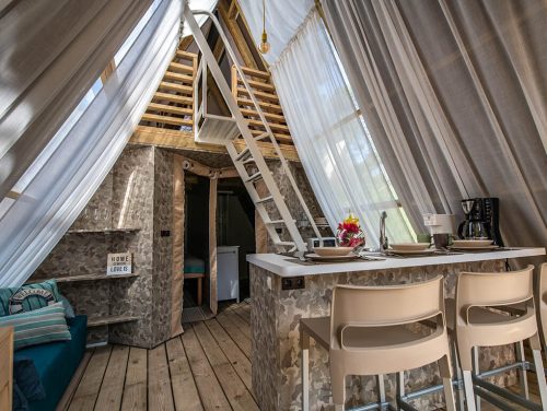 Two bedroom lodge tent (2+2)