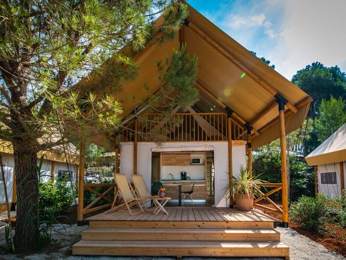 Premium two bedroom safari loft tent (2+2)