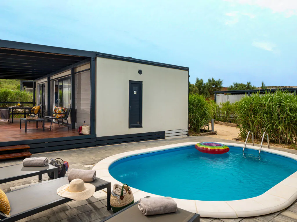 campsite-terra-park-spiritos-mobile-home-aura-holidaay-home-pool-extrerior-terrace-pool
