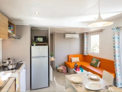 campsite-bijela-uvala-mobile-home-premium-interior-bedroom-living-room