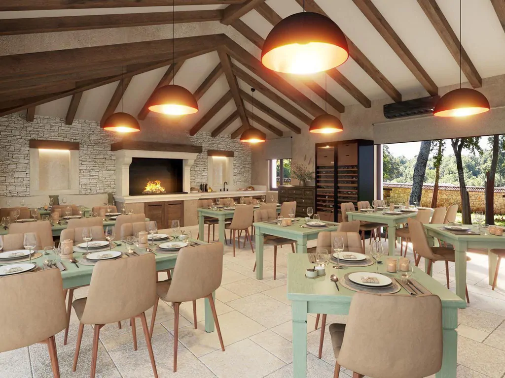 campsite-banki-green-istrian-village-restaurant-fireplace