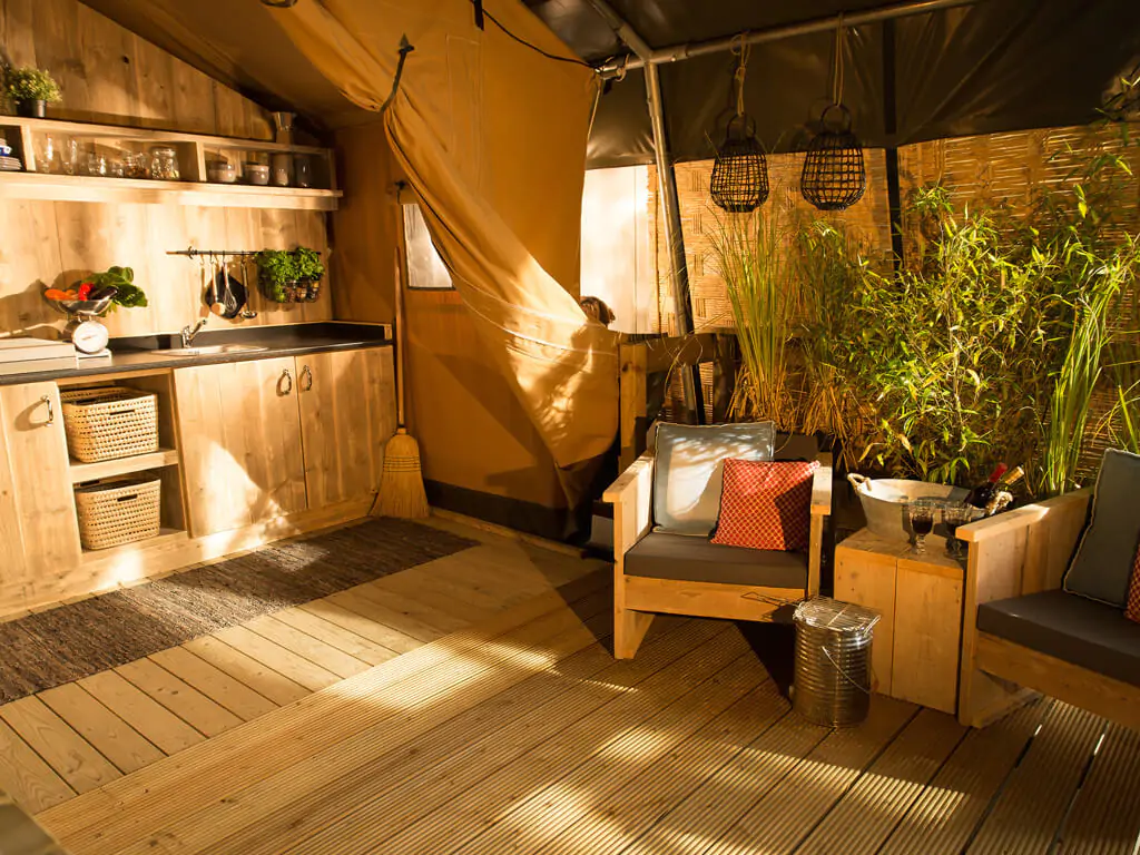 glamping-tent-sunlodge-bintulu-interior-kitchen-living-room