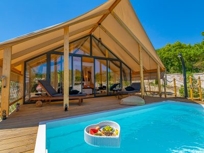 Glamping tent at Floria Glamping Garden