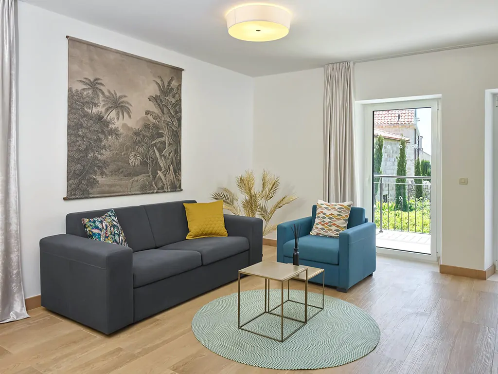 villas-srebreno-resort-standard-apartment-for-4-interior-living-room