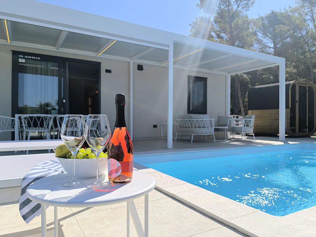 amadria-park-sibenik-mobile-home-exterior-pool-wine