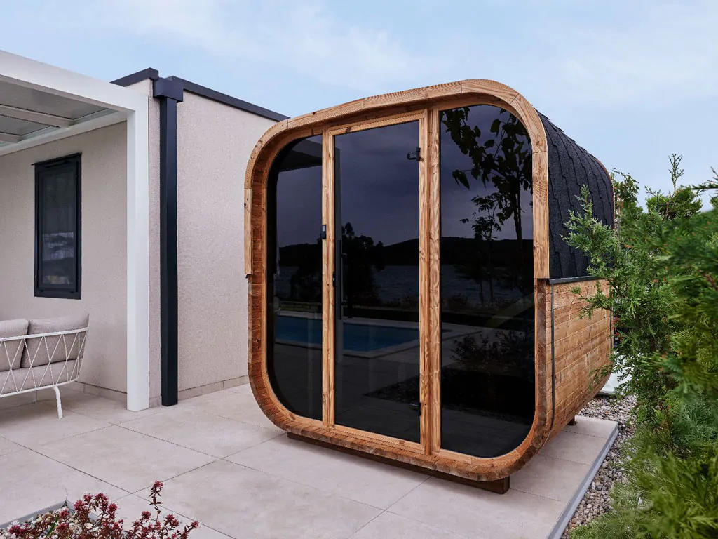 amadria-park-sibenik-beach-villa-pool-sauna-exterior-sauna